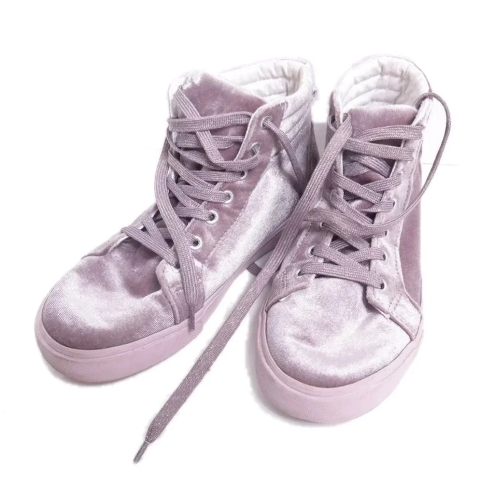 Old Navy Girl's Velvet‎ High Top Sneakers